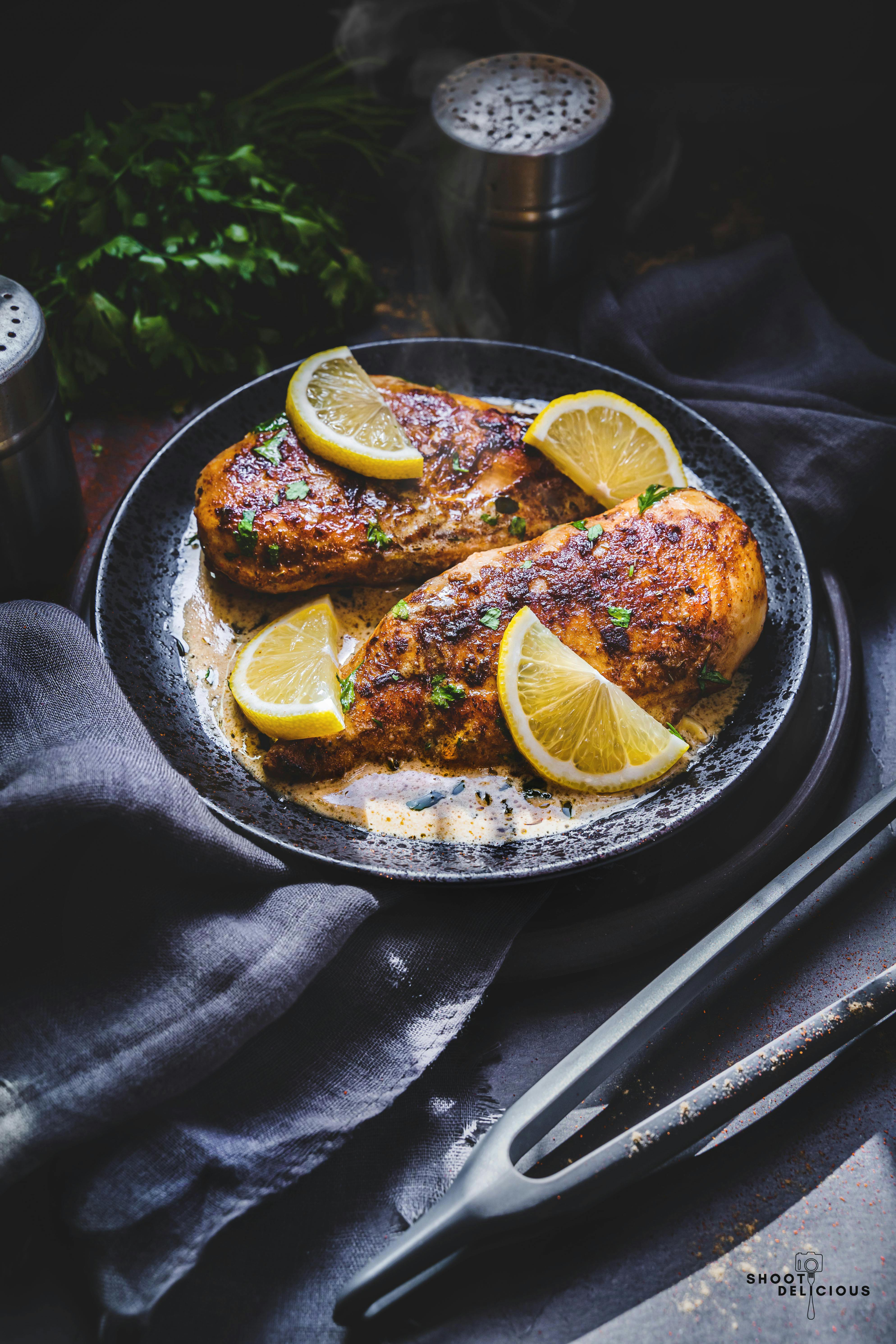 Lemon Garlic Roasted Chicken image