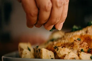 Greek Lemon Garlic Roasted Potatoes